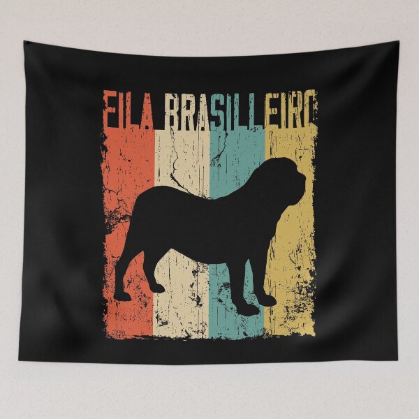 Item preview, fila brasilleiro Vintage Retro Classis Dog Lover Gift designed and sold by rafaeltto.