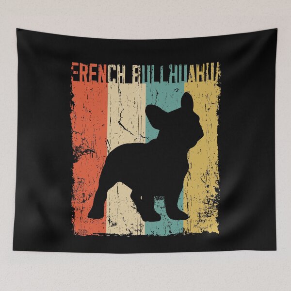 Artikelvorschau, french bullhuahua Vintage Retro Classis Dog Lover Gift entworfen und verkauft von rafaeltto.