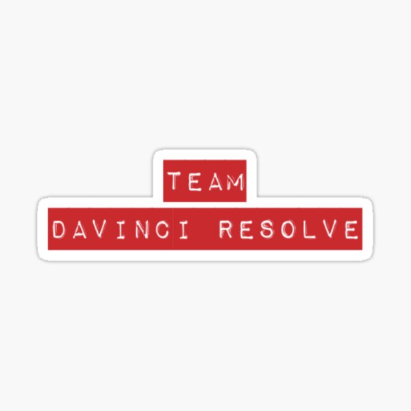 Item preview, Team DaVinci Resolve, Filmmakers designed and sold by TheChongster.