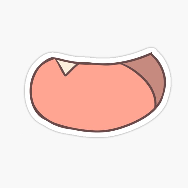 Kawaii Anime Manga Mouth Showing Teeth Sticker for Sale by TenchiMasaki