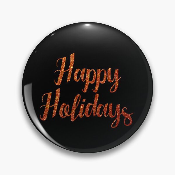 Item preview, Happy Holiday Pumpkin Orange Glitter Text designed and sold by Creepyhollow.