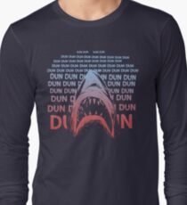 Jaws Theme Swimming Long Sleeve T-Shirt