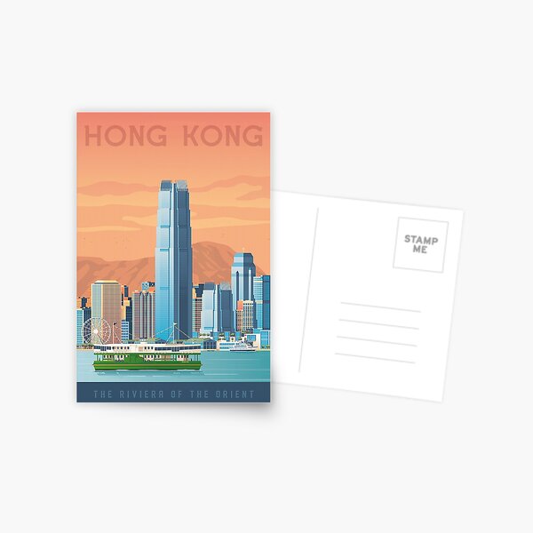 Aperçu de l'œuvre La Riviera de l'Orient - Hong Kong créée et vendue par art-lovers.