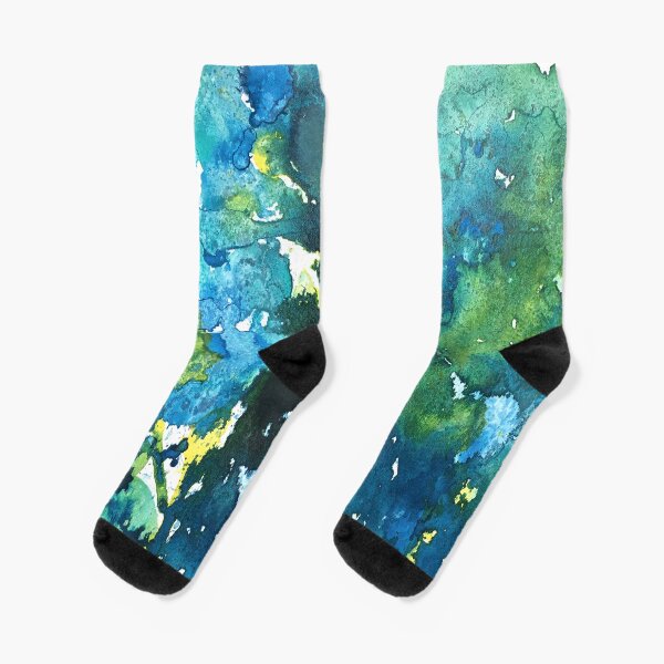 Teal We Meet Again Socks