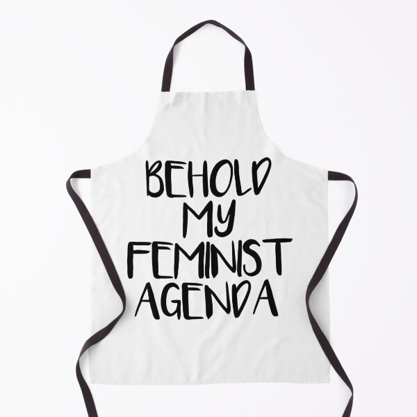 Item preview, BEHOLD MY FEMINIST AGENDA feminist text slogan designed and sold by MacPean.