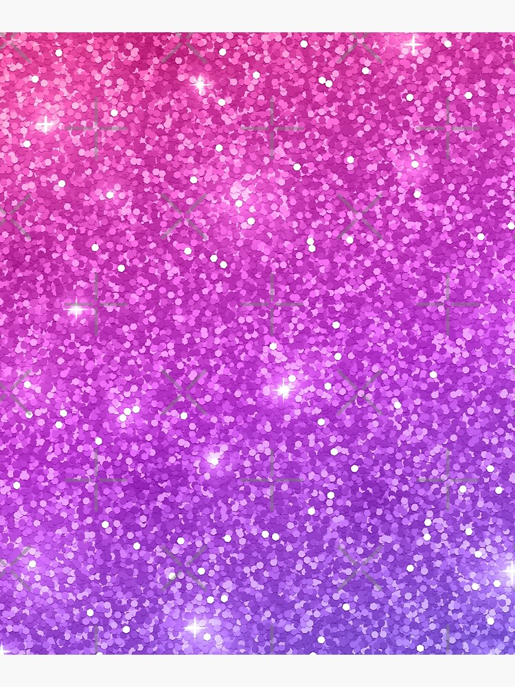 "Purple Pink Glitter Sparkle Pattern" Mounted Print by graphicnology