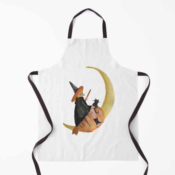 Item preview, Moon Witch Halloween Trick or Treat October 31 designed and sold by Creepyhollow.