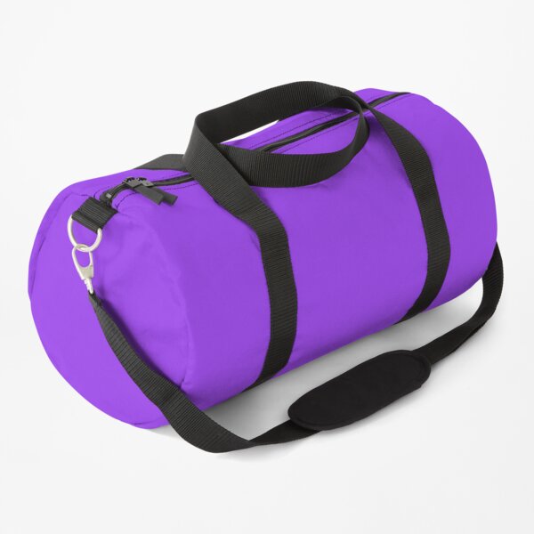 Brilliant Glossy Luminous Purple Duffle Bag