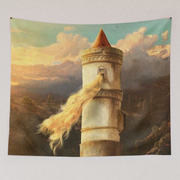 Item preview, The Girl in the Tower designed and sold by DVerissimo.