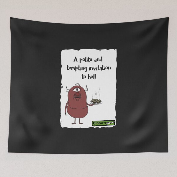 Item preview, A polite and tempting invitation to hell. designed and sold by gibbosgames.