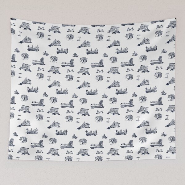 Item preview, Baker Hill Toile  designed and sold by UrsulaDuplock.