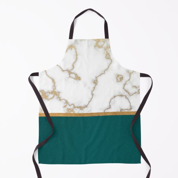 Item preview, Teal White and Gold Marble Design designed and sold by T-shirt-Designs.