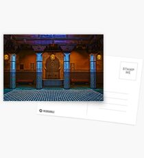 Moroccan Pavilion Fountain High Dynamic Range Postcards