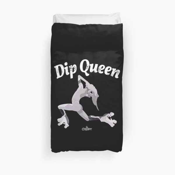 Dip Queen | Roller Skate | Dipping Move on Skates Duvet Cover