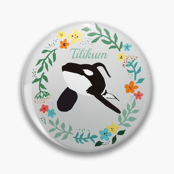 Item preview, Tilikum the killer whale flower wreath designed and sold by Animaldesigns24.