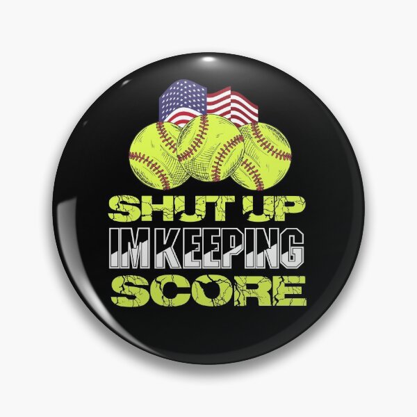 Item preview, Yellow baseball shut up im keeping score designed and sold by Yakech.