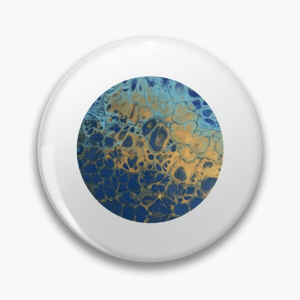 Artikelvorschau, Blau und Gelb / Acryl Gießen entworfen und verkauft von Nathalie Aynié.