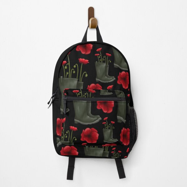 Item preview, Green Boot and Poppies designed and sold by Krystal Thomas.