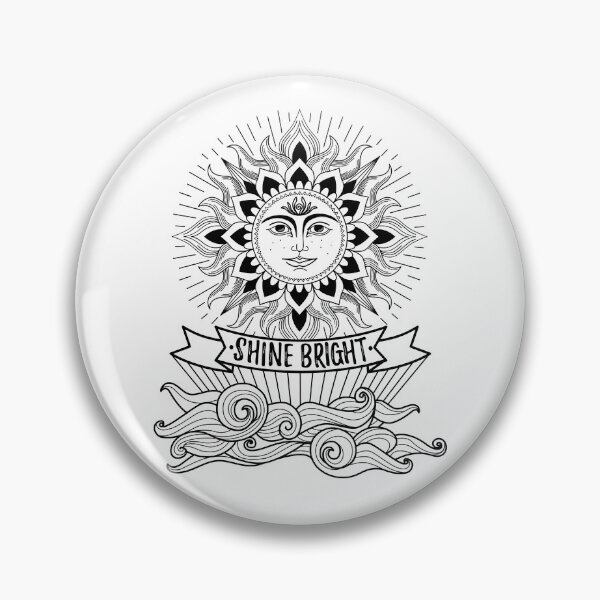 Item preview, Yoga mystic boho Sun - shine Bright designed and sold by BLucknerDesign.