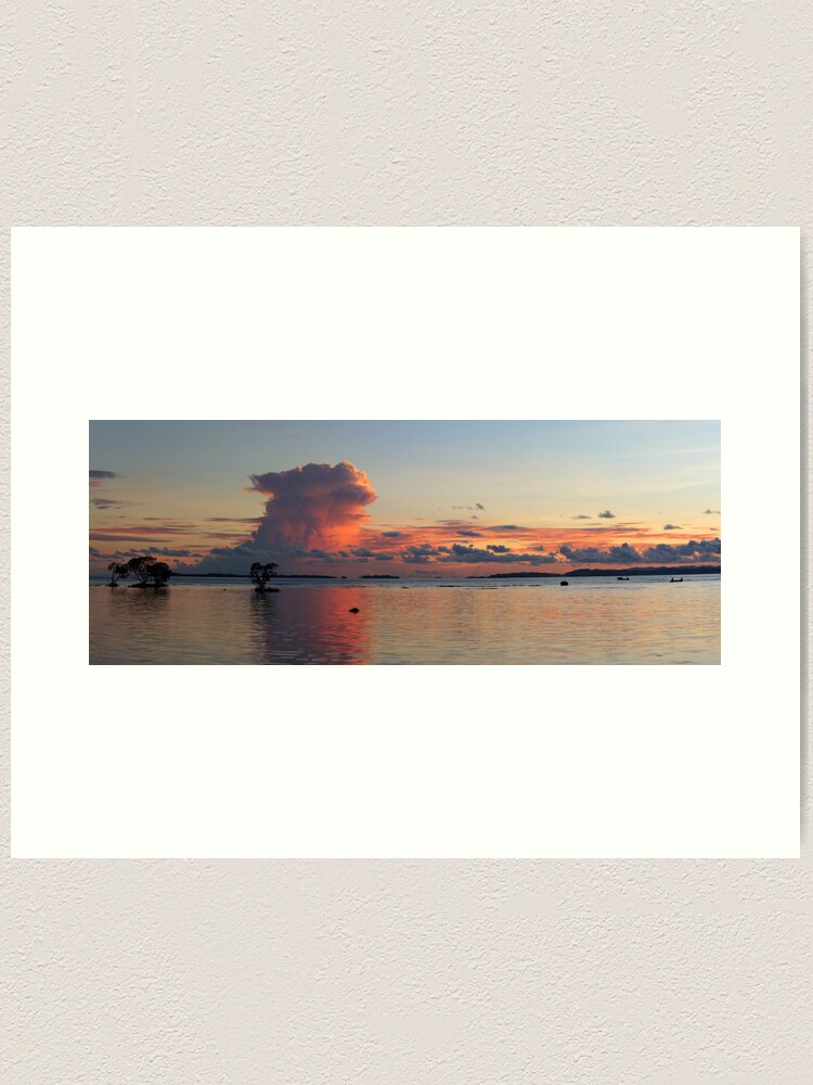 Alternate view of Sunset at Vavanga Art Print