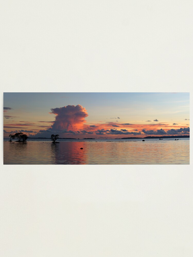 Alternate view of Sunset at Vavanga Photographic Print
