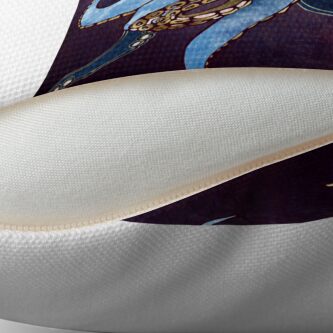 Alternate view of Metallic Octopus III Floor Pillow