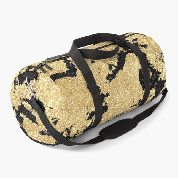 Item preview, Trendy Modern Gold Black Glitter Marble Image designed and sold by InovArtS.
