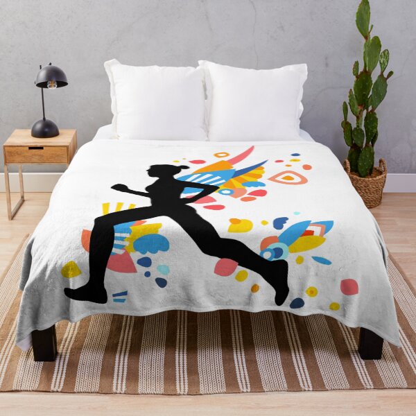 Item preview, Colorful Energy - Running Girl Silhouette designed and sold by XOOXOO.