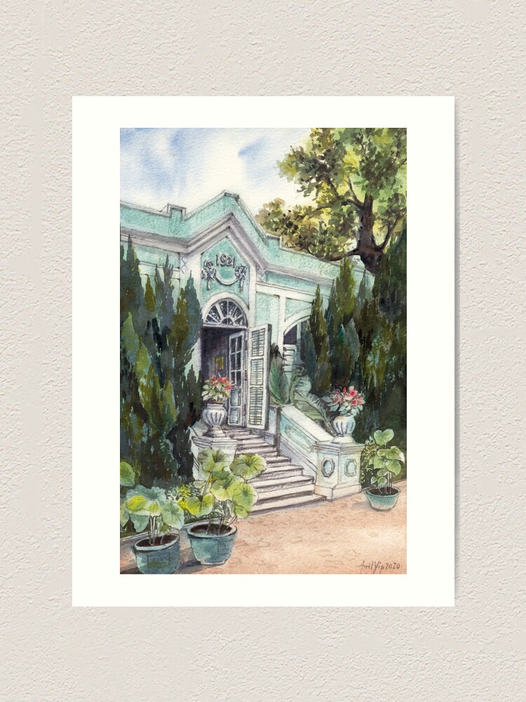 Alternate view of Taipa House Museum in Macau Art Print