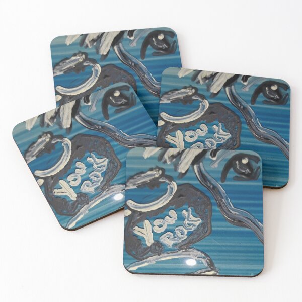 Item preview, You Rock, kindness rock painting designed and sold by craftsbydaphy.