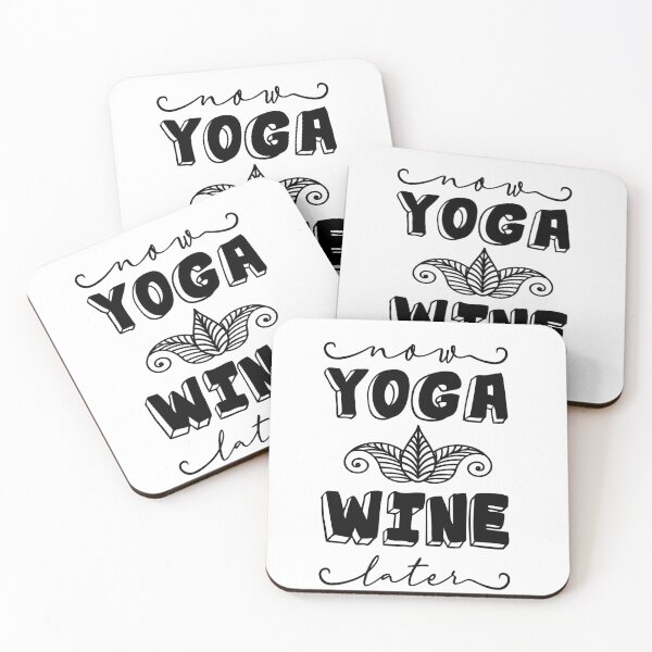 Item preview, Yoga Namaste - now yoga Wine later designed and sold by BLucknerDesign.