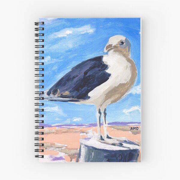 Item preview, Seagull with Pink Sands designed and sold by AMOpainting.