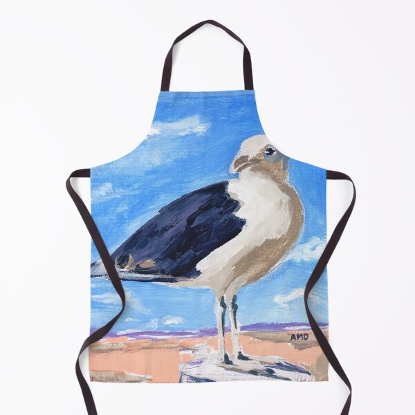 Item preview, Seagull with Pink Sands designed and sold by AMOpainting.