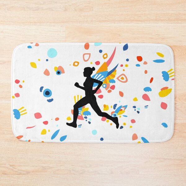 Item preview, Colorful Energy - Running Girl Silhouette designed and sold by XOOXOO.
