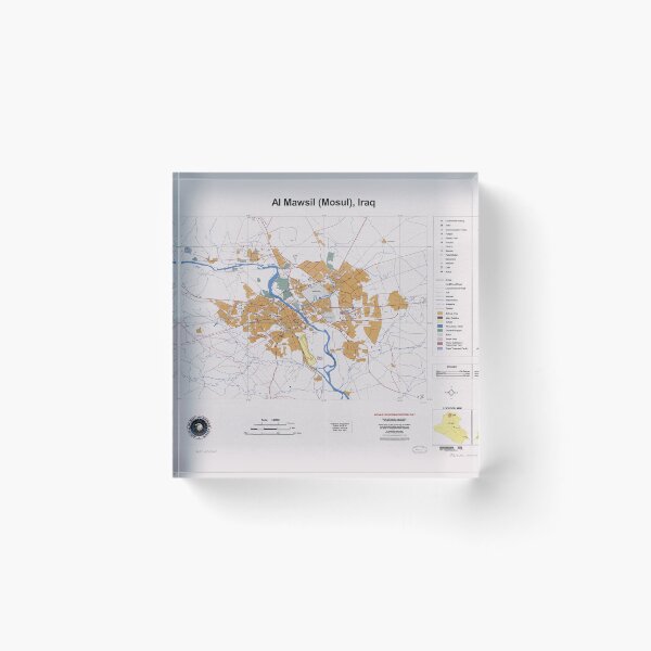 Item preview, Al Mawsil (Mosul), Iraq Map (2003) designed and sold by allhistory.