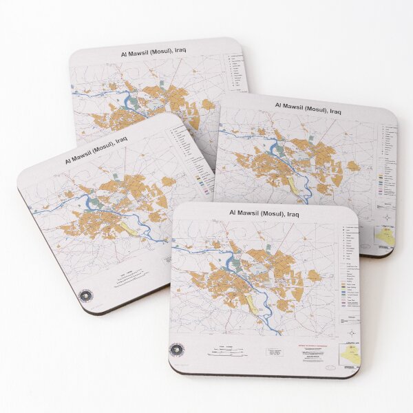 Item preview, Al Mawsil (Mosul), Iraq Map (2003) designed and sold by allhistory.