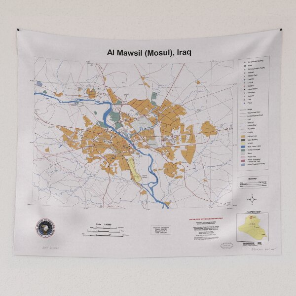 Item preview, Al Mawsil (Mosul), Iraq Map (2003) designed and sold by allhistory.