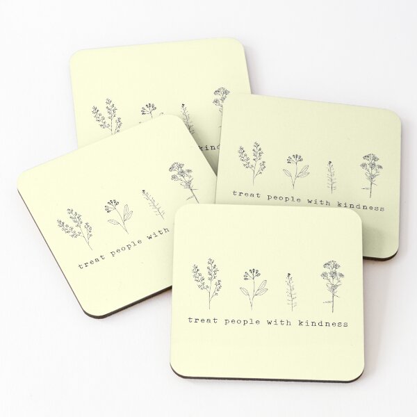 Treat People With Kindness Coasters (Set of 4)
