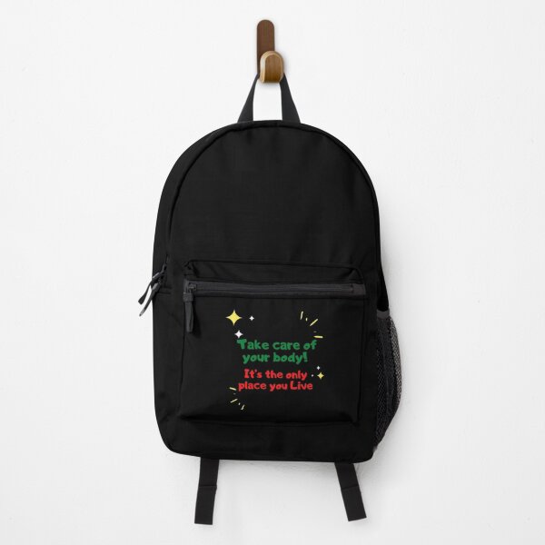 Take Care of your Body - Healthy Inspirational Design Backpack