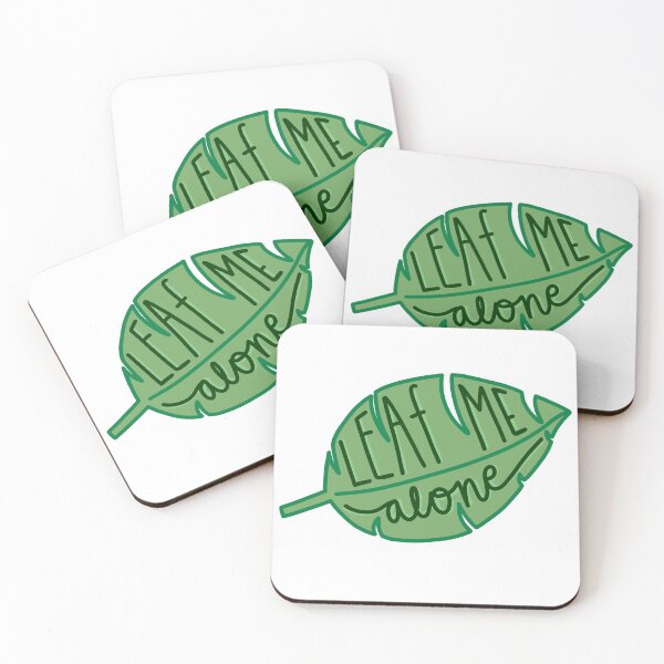 Item preview, Funny Leaf Pun “Leaf Me Alone” designed and sold by Cafecreativity.