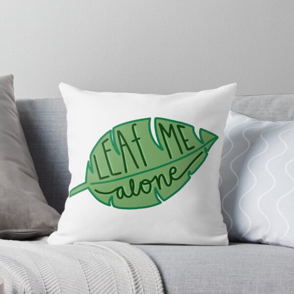 Item preview, Funny Leaf Pun “Leaf Me Alone” designed and sold by Cafecreativity.
