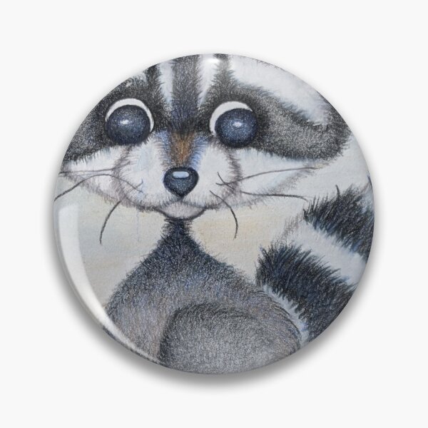 Item preview, The Brush Babies Raccoon designed and sold by Nikki Milley.