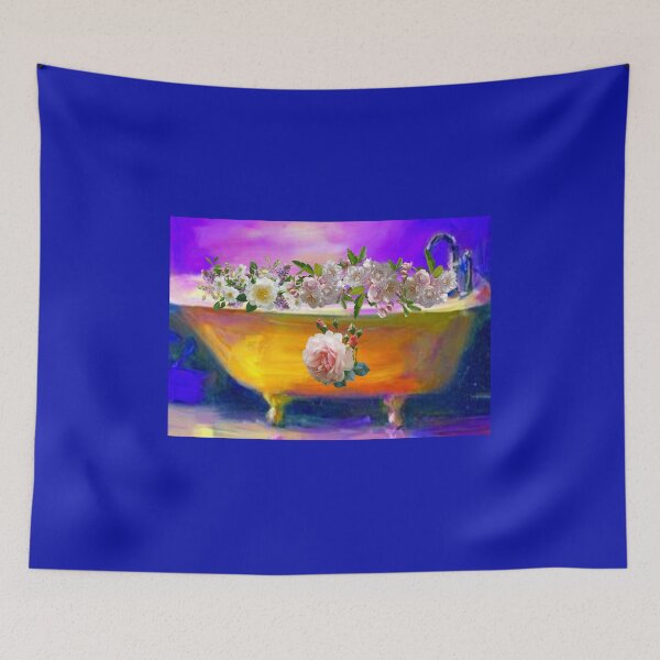 Item preview, Claw foot tub floral designed and sold by Aquila Light Pictures.