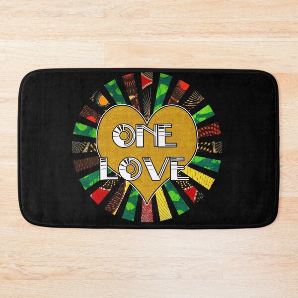 Item preview, One Love Rasta African Fabric Collage  designed and sold by artbyomega.