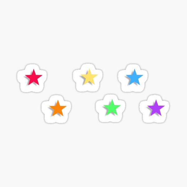 Rainbow Star Pack Sticker For Sale By Stickersbymoi Redbubble