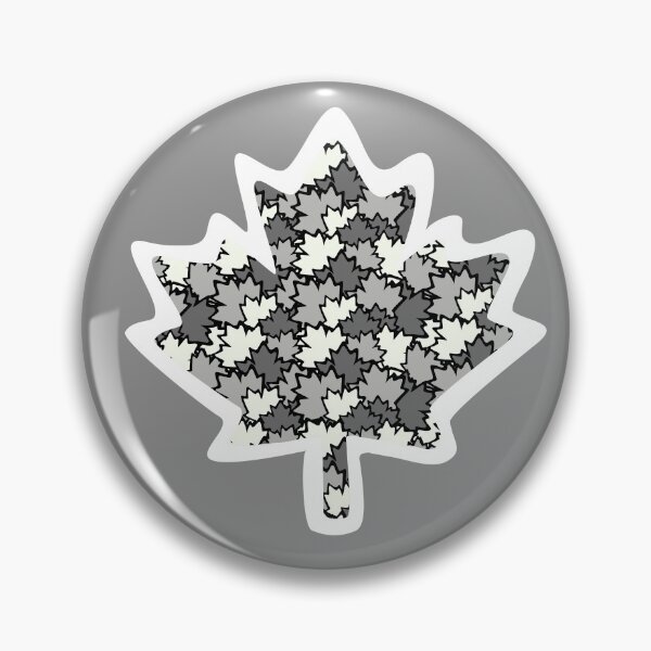 Item preview, Canadian Maple Leaf - Smoked Grey designed and sold by GR8DZINE.