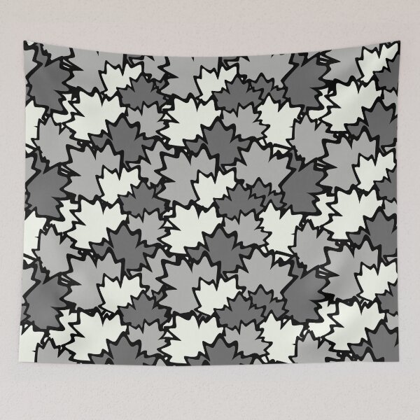 Item preview, Canadian Maple Leaf - Smoked Grey designed and sold by GR8DZINE.