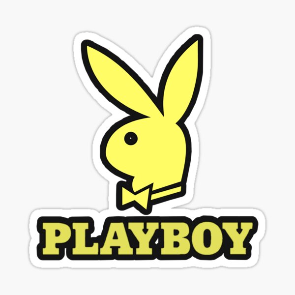 Yellow Playboy Stickers Redbubble