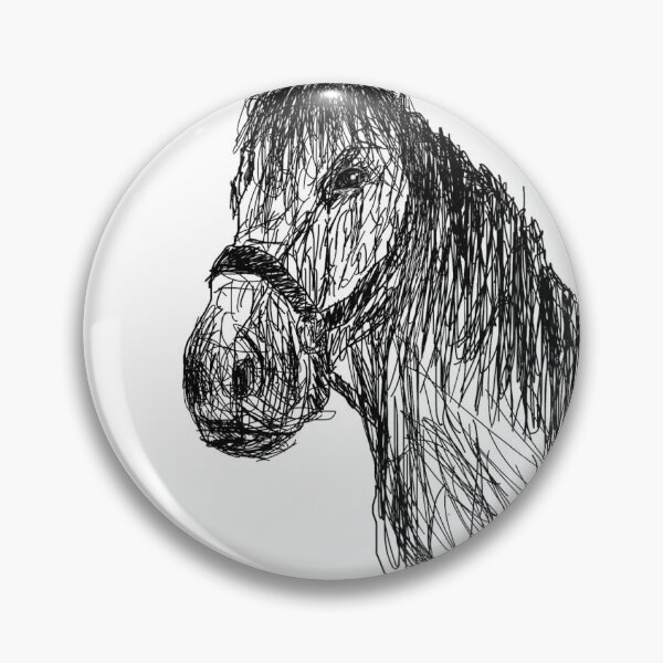 Item preview, Scruffy horse designed and sold by LeilaRoseDesign.