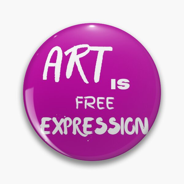 Item preview, Art is Free Expression designed and sold by artistoutfitter.